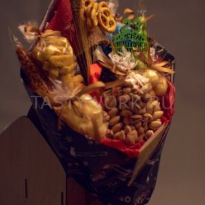 Мужской букет "Орешки в цветной глазури" 7 Мужской букет "Орешки в цветной глазури" — изображение 2