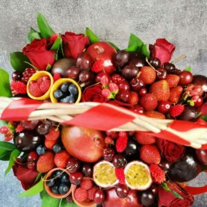 Поздравительная корзина с фруктами 9 Поздравительная корзина с фруктами — изображение 2