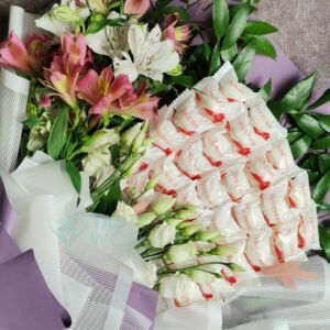 Букет из конфет raffaelo "Нежность" 13 Букет из конфет raffaelo "Нежность" — изображение 2