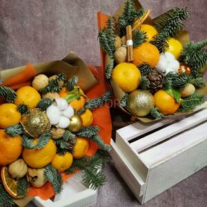 Букет из фруктов "Новогодний" 38 Букет из фруктов "Новогодний" — изображение 3