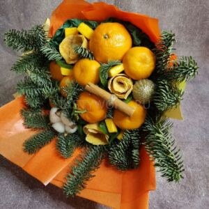 Букет из фруктов "Аромат Нового Года" 7 Букет из фруктов "Аромат Нового Года" — изображение 2