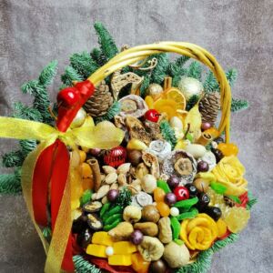 Корзина с сухофруктами "Праздник к нам приходит" 11 Корзина с сухофруктами "Праздник к нам приходит" — изображение 4