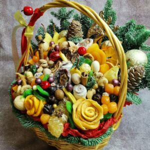 Корзина с сухофруктами "Праздник к нам приходит" 10 Корзина с сухофруктами "Праздник к нам приходит" — изображение 3