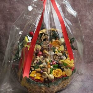 Корзина с сухофруктами "Праздник к нам приходит" 9 Корзина с сухофруктами "Праздник к нам приходит" — изображение 2