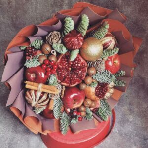 Букет из фруктов "Гранатовый браслет" 5 Букет из фруктов "Гранатовый браслет" — изображение 2