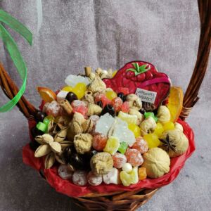 Корзина с сухофруктами "Чайное лукошко" 9 Корзина с сухофруктами "Чайное лукошко" — изображение 2