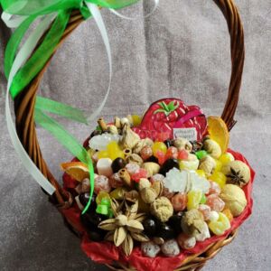 Корзина с сухофруктами "Чайное лукошко" 10 Корзина с сухофруктами "Чайное лукошко" — изображение 3