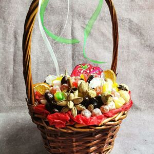 Корзина с сухофруктами "Чайное лукошко" 11 Корзина с сухофруктами "Чайное лукошко" — изображение 4