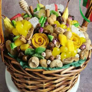 Корзина с сухофруктами "К чаю" 11 Корзина с сухофруктами "К чаю" — изображение 2