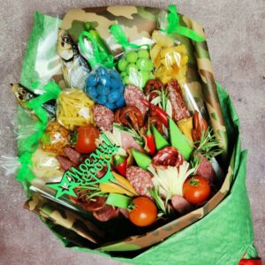 Мужской букет "Моему герою" 8 Мужской букет "Моему герою" — изображение 3