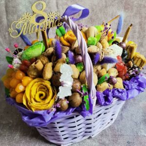 Корзина с сухофруктами "Романтика" 14 Корзина с сухофруктами "Романтика" — изображение 3