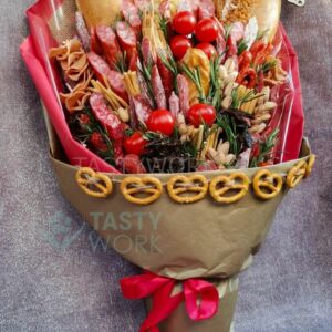 Букет из колбас "Крендель" 12 Букет из колбас "Крендель" — изображение 3