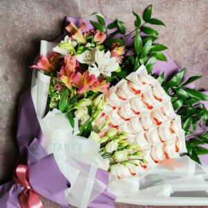 Букет из конфет raffaelo "Нежность" 17 Букет из конфет raffaelo "Нежность" — изображение 6