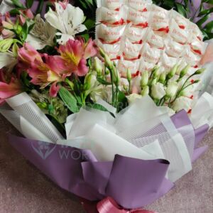 Букет из конфет raffaelo "Нежность" 15 Букет из конфет raffaelo "Нежность" — изображение 4