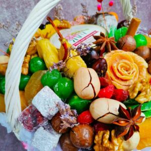 Корзина с сухофруктами "Летний вечер" 13 Корзина с сухофруктами "Летний вечер" — изображение 2