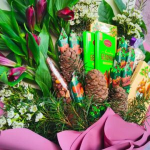 Букет из шоколада и орехов "Букет маме" 11 Букет из шоколада и орехов "Букет маме" — изображение 2