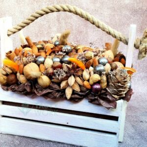 Деревянный бокс с орехами "Октябрь" 17 Деревянный бокс с орехами "Октябрь" — изображение 6