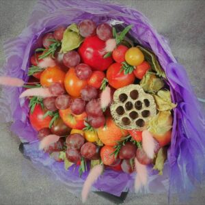 Букет из фруктов "Лотос" 7 Букет из фруктов "Лотос" — изображение 2