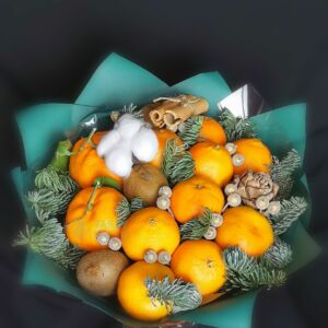 Букет из фруктов "Новогодний" 43 Букет из фруктов "Новогодний" — изображение 8
