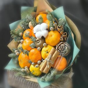 Букет из фруктов "Новогодний" 45 Букет из фруктов "Новогодний" — изображение 10
