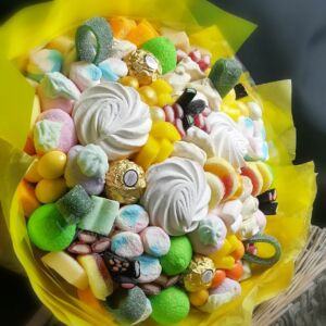 Сладкий букет из зефира и маршмеллоу "Сладкий каприз" 26 Сладкий букет из зефира и маршмеллоу "Сладкий каприз" — изображение 9