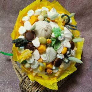Сладкий букет из зефира и маршмеллоу "Сладкий каприз" 20 Сладкий букет из зефира и маршмеллоу "Сладкий каприз" — изображение 3