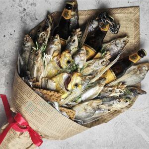 Букет из вяленой рыбы "Корюшка" 13 Букет из вяленой рыбы "Корюшка" — изображение 4