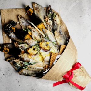 Букет из вяленой рыбы "Корюшка" 12 Букет из вяленой рыбы "Корюшка" — изображение 3