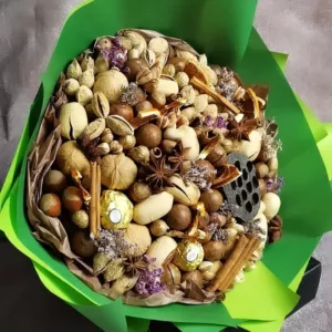 Букет из орехов "Ореховый сюрприз" 21 Букет из орехов "Ореховый сюрприз" — изображение 6