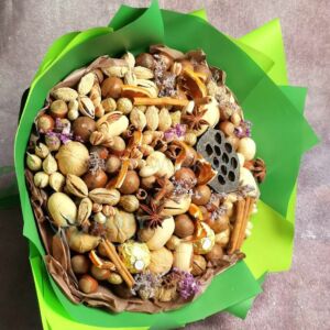 Букет из орехов "Ореховый сюрприз" 18 Букет из орехов "Ореховый сюрприз" — изображение 3