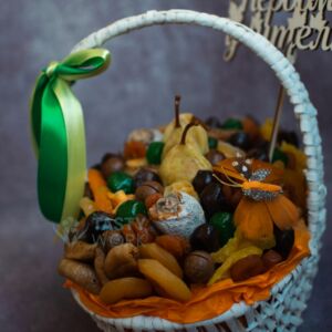 Корзинка с сухофруктами "Первому учителю" 16 Корзинка с сухофруктами "Первому учителю" — изображение 5