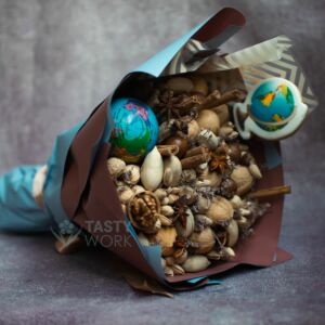 Букет из орехов "День учителя" 11 Букет из орехов "День учителя" — изображение 4