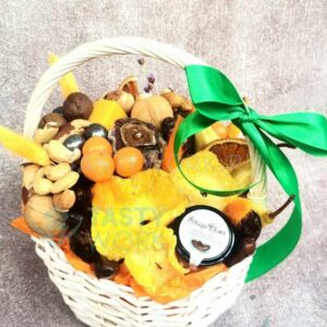 Корзинка с сухофруктами "Благодарю" 13 Корзинка с сухофруктами "Благодарю" — изображение 2