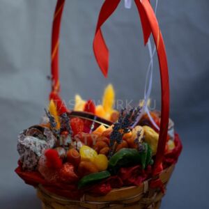 Корзинка с сухофруктами "Чайный презент" 27 Корзинка с сухофруктами "Чайный презент" — изображение 4