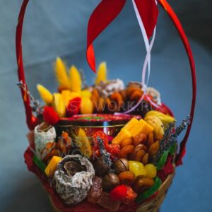 Корзинка с сухофруктами "Чайный презент" 30 Корзинка с сухофруктами "Чайный презент" — изображение 7