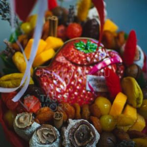 Корзинка с сухофруктами "Чайный презент" 25 Корзинка с сухофруктами "Чайный презент" — изображение 2