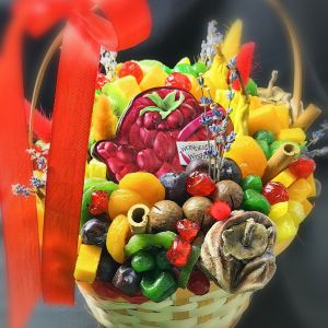 Корзинка с сухофруктами "Чайный презент" 31 Корзинка с сухофруктами "Чайный презент" — изображение 8