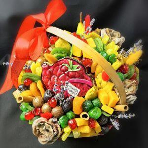 Корзинка с сухофруктами "Чайный презент" 32 Корзинка с сухофруктами "Чайный презент" — изображение 9