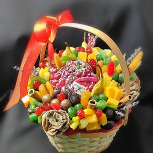 Корзинка с сухофруктами "Чайный презент" 35 Корзинка с сухофруктами "Чайный презент" — изображение 12