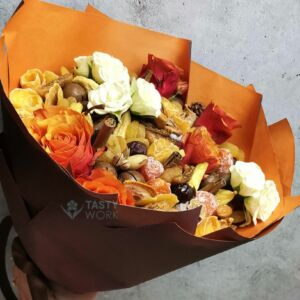 Букет из сухофруктов "Чайная роза" 13 Букет из сухофруктов "Чайная роза" — изображение 4