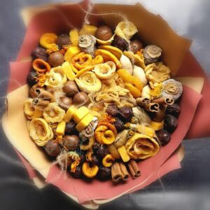 Букет из сухофруктов "Осенний вальс" 14 Букет из сухофруктов "Осенний вальс" — изображение 5