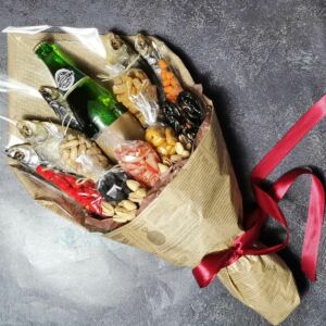 Букет из вяленой рыбы и снеков "Для защитника" 8 Букет из вяленой рыбы и снеков "Для защитника" — изображение 3