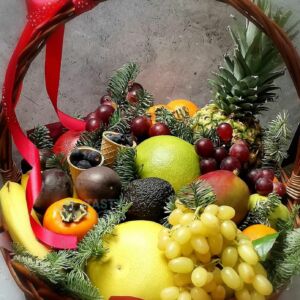 Корзина с фруктами "Ананас" 14 Корзина с фруктами "Ананас" — изображение 3