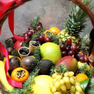 Корзина с фруктами "Ананас" 15 Корзина с фруктами "Ананас" — изображение 4