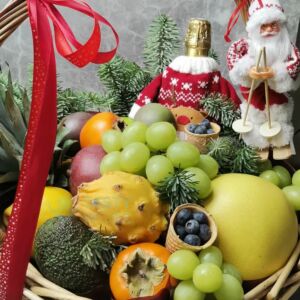 Корзина с фруктами "Тропический остров" 8 Корзина с фруктами "Тропический остров" — изображение 3