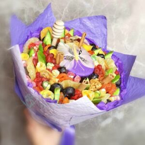 Букет из сухофруктов "Лаванда" 8 Букет из сухофруктов "Лаванда" — изображение 3