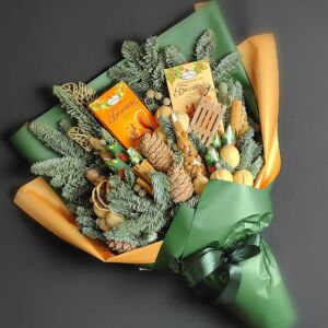 Новогодний букет "Новогодний" 8 Новогодний букет "Новогодний" — изображение 3