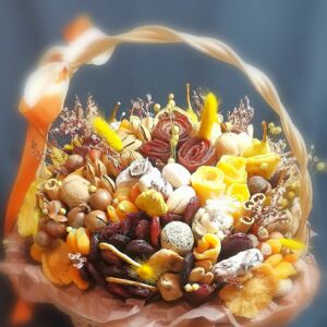 Корзина с сухофруктами "Осенняя" 9 Корзина с сухофруктами "Осенняя" — изображение 2