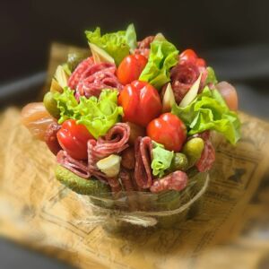 Мясной бенто тортик "Съедобное настроение" 13 Мясной бенто тортик "Съедобное настроение" — изображение 2