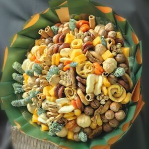 Букет из сухофруктов "Романтический вечер" 9 Букет из сухофруктов "Романтический вечер" — изображение 2